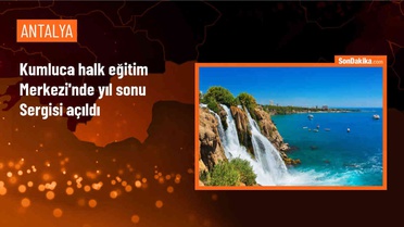Kumluca'da Halk Eğitim Merkezi Kursiyerlerinin Eserleri Sergilendi