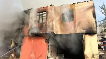 Çorum İskilip ilçesinde çıkan yangın söndürüldü