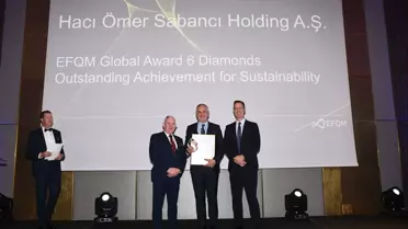 Sabancı Holding, Küresel EFQM Ödülü'nün sahibi oldu