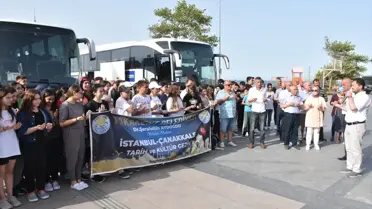 Yakakent Belediyesi, 8. sınıf öğrencilerine İstanbul ve Çanakkale gezisi düzenledi