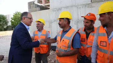 Bakan Özhaseki Adıyaman'da ziyaretlerde bulundu