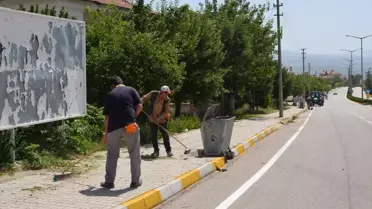 Dodurga'da Cadde ve Sokaklar ve Camiler Kurban Bayramı'na Hazırlanıyor