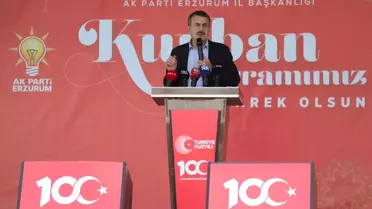 Milli Eğitim Bakanı Tekin, Erzurum'da partisinin bayramlaşma programında konuştu Açıklaması