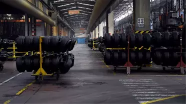 Türkiye'nin dev lastik fabrikası üretimi durdurdu