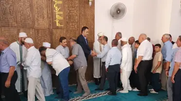 Hasankeyf Kaymakamı Mehmet Ali İmrak Bayramlaştı