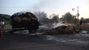 Amasya'da Tepelere Dev Türk Bayrağı