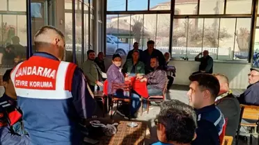 Edirne'de Jandarma Ekipleri Vatandaşları Çölleşme ve Kuraklıkla Mücadele Günü Hakkında Bilgilendirdi