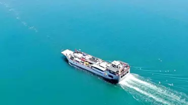 Kurban Bayramı Tatilinde Elazığ-Pertek Feribotunda Yoğunluk