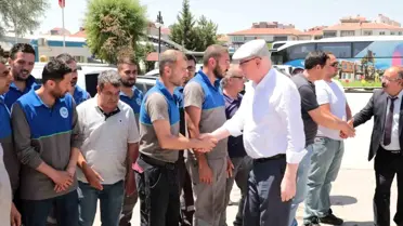 Odunpazarı Belediye Başkanı Personelle Bayramlaştı