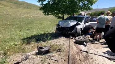 Erzurum'da trafik kazasında 8 kişi yaralandı
