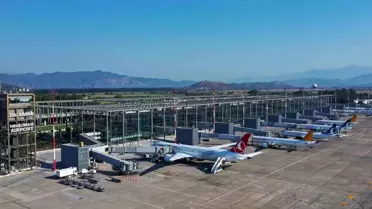 Dalaman Havalimanı 2024 Yılında 1 Milyon 192 Bin 282 Yolcuya Hizmet Verdi