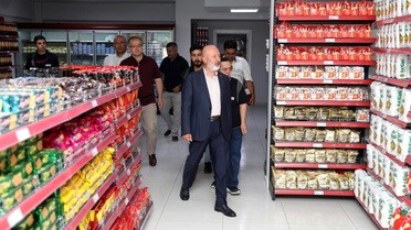 Kocasinan Belediye Başkanı Ahmet Çolakbayrakdar, Dost Market'i Ziyaret Etti