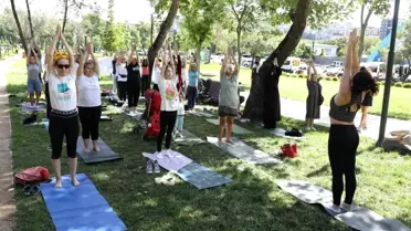 Eyüpsultan'da Dünya Yoga Günü etkinliği düzenlendi
