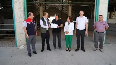Tekirdağ'ın Ergene ilçesinde hayvan hastalığına karşı önlem alındı