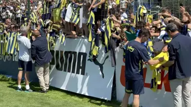 Fenerbahçe Topuk Yaylası'nda Taraftara Açık Antrenman Yaptı
