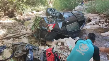 Siirt'te Otomobil Uçurumdan Dereye Düştü: 1 Ölü