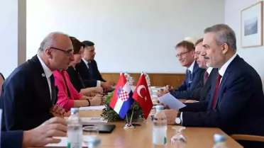 Dışişleri Bakanı Hakan Fidan, Hırvatistan Dışişleri Bakanı ile Görüştü