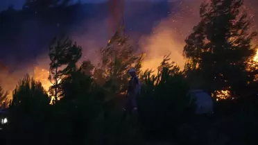 Çanakkale'de çıkan yangın kısmen kontrol altına alındı
