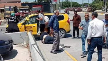 Balıkesir Gönen'de Ticari Taksi Kazası