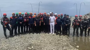 Rize'de Sel ve Taşkın Tatbikatı Gerçekleştirildi
