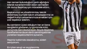 Umut Meraş Beşiktaş'tan ayrıldı