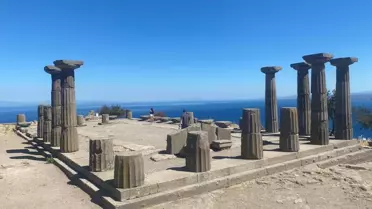 Assos Ören Yeri Yangın Sonrası Ziyarete Açıldı
