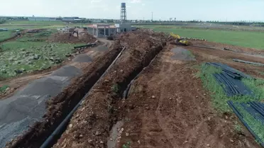 Diyarbakır'daki deprem konutlarına içme suyu isale hattı yüzde 75 tamamlandı