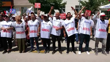 Van'daki belediyelerden çıkarılan işçilerin eylemi 2 ayını tamamladı