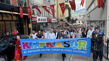 Artvin'de 43. Kafkasör Kültür, Turizm ve Sanat Festivali Başladı
