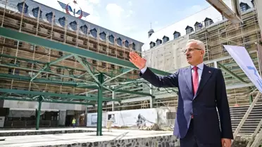 Bakan Uraloğlu, Haydarpaşa Garı ve Arkeoloji Alanı'nda incelemelerde bulundu Açıklaması