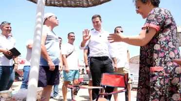 Bodrum Belediye Başkanı Tamer Mandalinci Türkbükü ve Gölköy mahallelerinde denetimlerde bulundu