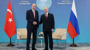 Cumhurbaşkanı Erdoğan, Putin ile bir araya geldi