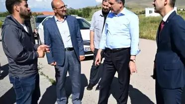 Erzurum Valisi Mustafa Çiftçi, Kandilli Kayak Merkezi'ni ziyaret etti