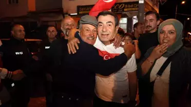 Milli maç, Bünyan'da dev ekranda izlendi