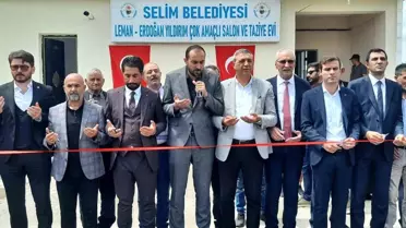 Selim'de iş insanı tarafından yaptırılan Çok Amaçlı Salon ve Taziye Evi'nin açılışı yapıldı
