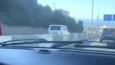 Bursa'da Ticari Araç Ters Şeride Girdi