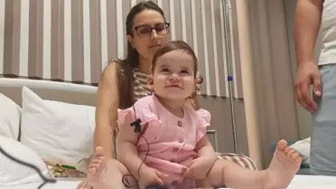 Ukraynalı İşitme Engelli Bebek İzmir'de Koklear İmplant Ameliyatıyla Duymaya Başladı