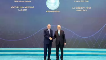 Cumhurbaşkanı Erdoğan, Kazakistan'da ŞİÖ Zirvesi'ne katıldı