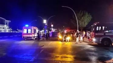 Ayvalık'ta kaza: 2 kişi yaralandı