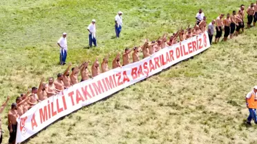 Kırkpınar Yağlı Güreşleri'nde Başpehlivanlardan Milli Takıma Destek