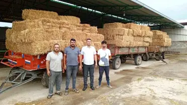 Bursa'da yangın mağduru köylülere yardım eli