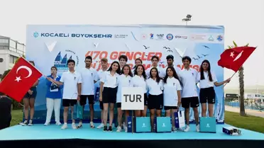 Kocaeli'de 470 Gençler Dünya Şampiyonası Yelken Yarışları Açılış Töreni Düzenlendi