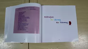 KTÜ Farabi Hastanesi'nde böbrek hastalarının eserlerinden oluşan kitap yayımlandı