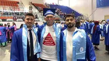 75 Yaşındaki Ruhi Yurtsever, Türkiye'de Okuyan En Yaşlı Üniversite Öğrencisi Olarak Mezun Oldu