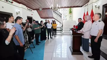Afyonkarahisar Valisi Kübra Güran Yiğitbaşı, asayiş çalışmaları hakkında açıklamalarda bulundu