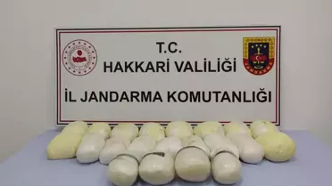 Şemdinli'de 23 Kilo Sentetik Uyuşturucu Ele Geçirildi