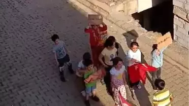 Bingöl'de Çocuklar Filistin'e Destek Yürüyüşü Gerçekleştirdi