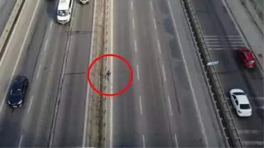E-5'te yürüyen kişinin kim olduğu ortaya çıktı! İşin içinde dramatik bir aşk hikayesi var