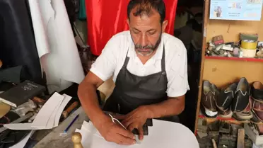 Kilis'te Yaz Aylarında Yemeni Ayakkabıları Tercih Ediliyor