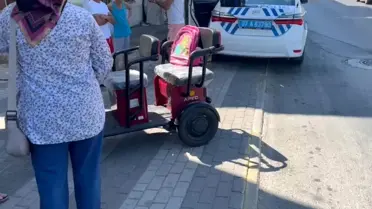 Antalya'da motosiklet ile elektrikli motosiklet çarpıştı: 1 yaralı